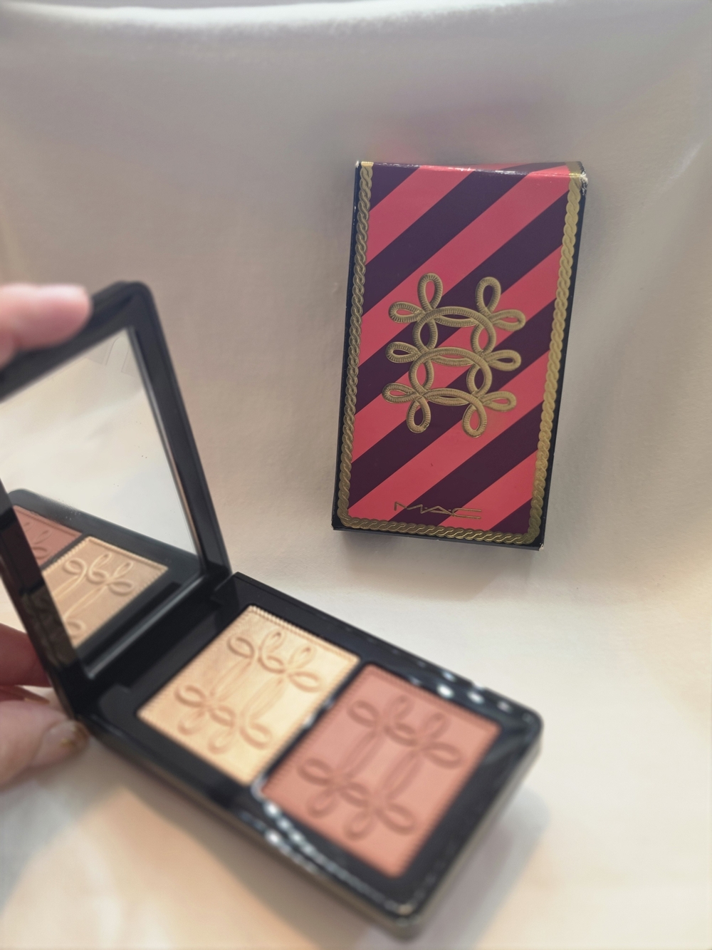 MAC Cosmetics Duo Blush & Highlighter Palette - Peach & Champagne